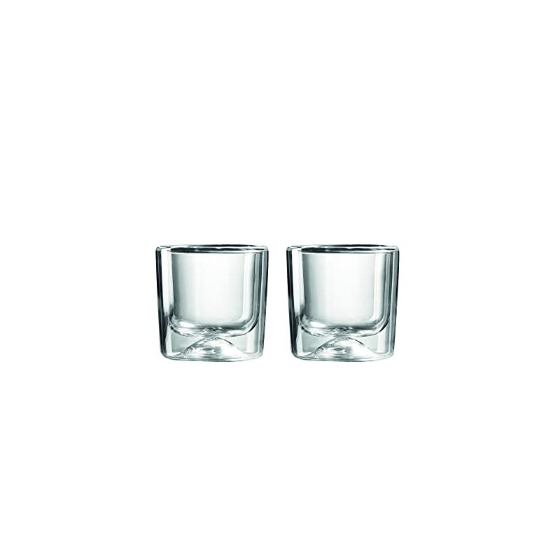 Fratelli Guzzini Gocce, 2 Small double wall thermo glasses, Insulating