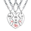 BESPMOSP 3PCS Mum Necklace Sister Necklace Mum Gifts From Daughter