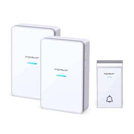 Aigostar waterproof portable wireless bell set, doorbell kit, LED flashing, 36 melodies