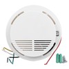 Natural Gas Detector Responsive Plastic Reliable Combustible Gas Leak Alarm