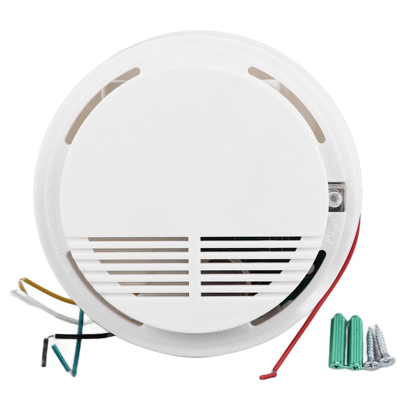Natural Gas Detector Responsive Plastic Reliable Combustible Gas Leak Alarm