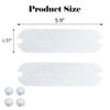 QKWL 2PCS EZ Pass Holder, Ezpass Mounting Strips,Strong Adhesive+Suction Cup