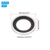 PATIKIL M18 Self-Centered Bonded Sealing Gasket, 20Pcs NBR Metal Bonded