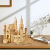 Cuteefun 3D Puzzle Wooden Castle Model Kit, DIY Wooden Crafts