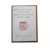 Best Of Luck In Your New Business Venture Card -