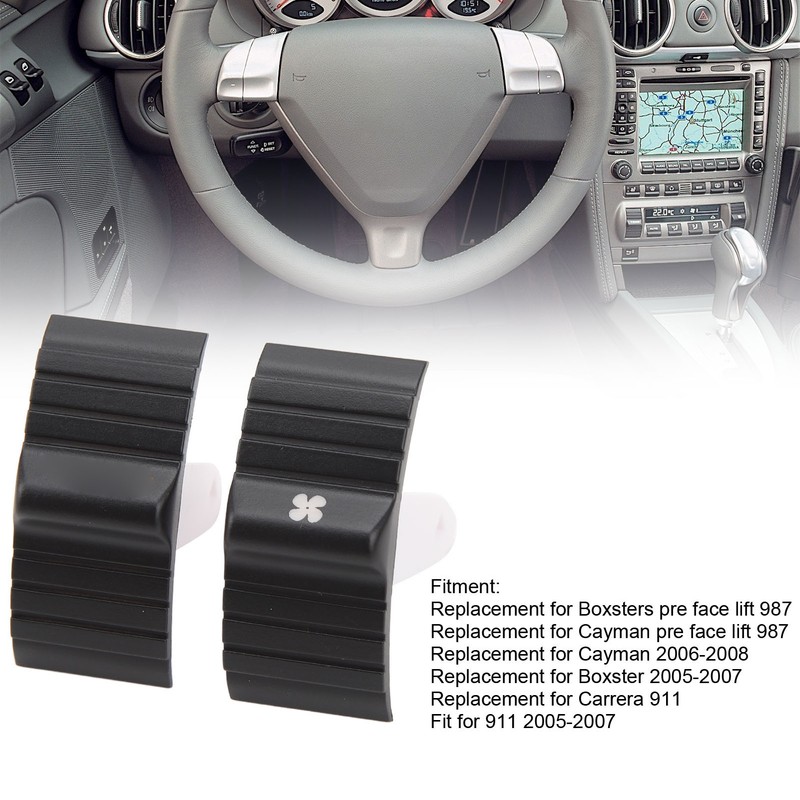 2PCS Climate Control Button Kit 997653100KIT Compact Structure Replacement For