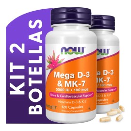 Kit Vitamina Mk7 Menaq7 120 Cps