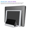 Adjustable Vertical Laptop Stand Double Slots Aluminium Alloy Notebook Computer