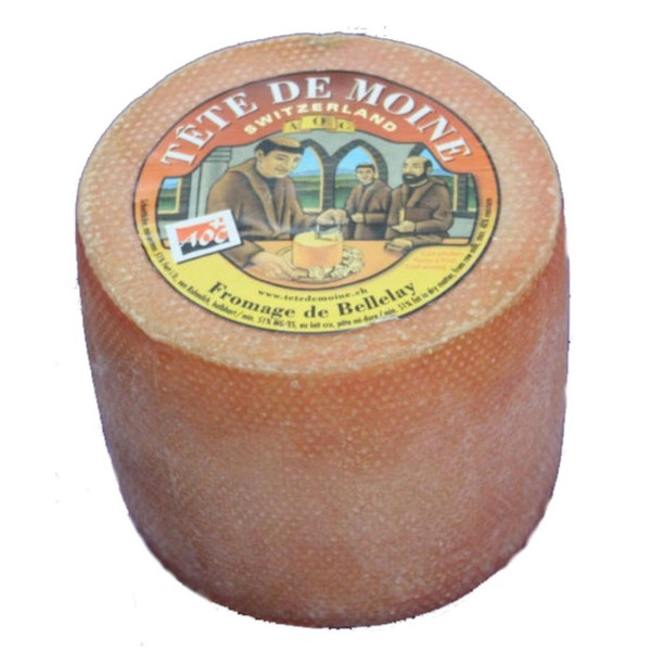 Original AOC Tete de Moine Cheese Whole Cheese Approx. 900 g