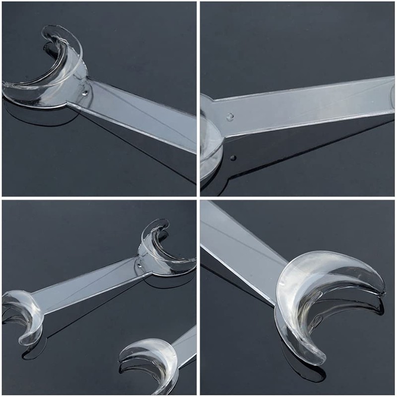 Healifty 6pcs Dental Cheek Retractor Mouth Opener Double- Headed T-