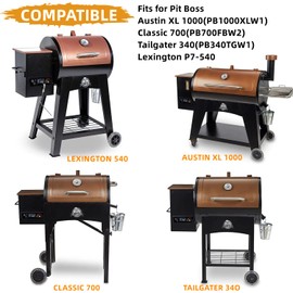 Upgraded Digital W/LCD Display Control Board Replacement Parts for Pit Boss Pellet Grill Smokers Austin XL/Tailgater/Classic/Lexington Thermostat Controller Parts