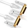 deleyCON 2 m DVI Cable Dual Link 24+1 HDTV Resolutions