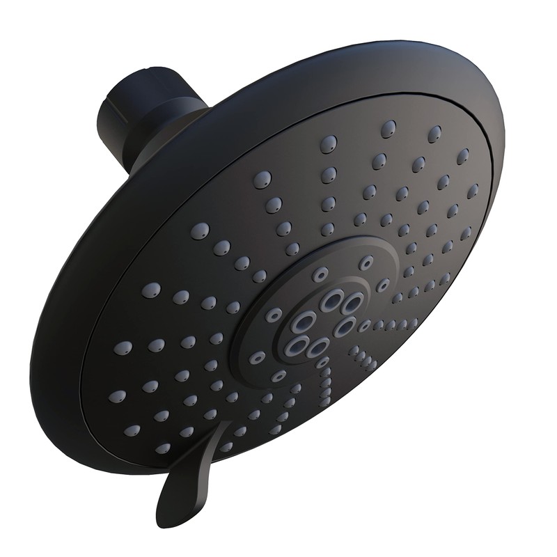 Westbrass CO563-62 5" Round Thin 5-Function Adjustable Spray Shower Head