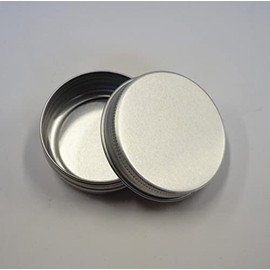 [Cream Case] 1.1 oz (30 g) Silver Aluminum Cream Can Container, Refill Container, Lightweight, Small Parting, Small Items, Lip, Hand Oil, Cosmetics, Travel, Storage