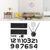DIY Wall Clock Innovative Acrylic Mirror Sticker Clock Kit for