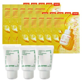Innisfree Vitamin C Serum Gel Mask (25mL) 10 sheets+ / 이니스프리 비타민C 세럼 겔 마스크 (25mL) 10매+