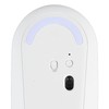 Wireless Mouse White 2.4G BT Mode Ultra Slim Silent Optical