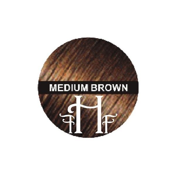Hair Fusion Fibers 28g/.98oz Medium Brown - Thickens Balding or Thin Hair