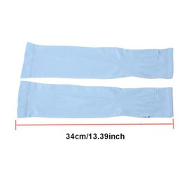6 Pairs Arm Sleeves UV Sun Protection Arm Sleeves for Men & Women to Cover the Arms to Protect Your Skin from Sun, White