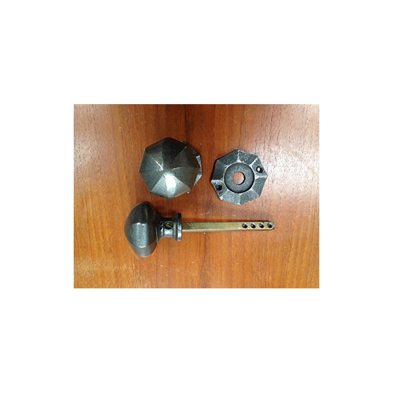 Octagonal cast-Iron Door knob Set