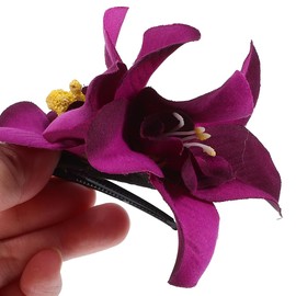 Ipetboom Hawaiian Plumeria Flower Hair Clips 5pcs Bohemian Artificial Flower Hairpin for Women Bridal Wedding Luau Beach Tropical Party Decoration