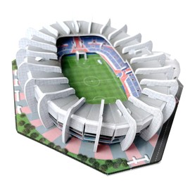 Habarri Mini Parc des Princes Stadium Puzzle 3D - 3D Puzzle Stadium - Small 3D Football Stadium for Children and Adults - Mini Football Stadium Model - Model Building - 44 Elements