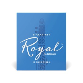 D’Addario Woodwinds - Royal Eb Clarinet Reeds - E Flat Clarinet Reeds - Reeds for Clarinet - Clarinet Eb Reeds - Strong Spine - Filed Cut - Strength 1.5