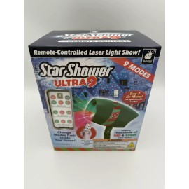 Ultra Star Shower Ultra 9 Outdoor Holiday Laser Light Show AS-SEEN-ON-TV, New 9 Modes