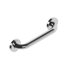 HealthCraft Products - Grab Bar 12 Inch - Bathroom and Shower Safety Hand Rail - Wall Mount Handicap Handle for Toilet or Bathtub - Stainless Steel Support Grab Bar for Seniors - Polished Chrome