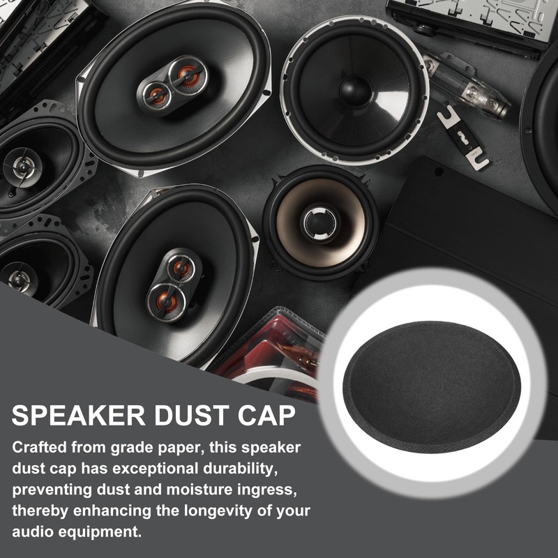 MECCANIXITY 6Pcs Speaker Dust Cap 115mm/4.5" Outer Diameter Dome Paper