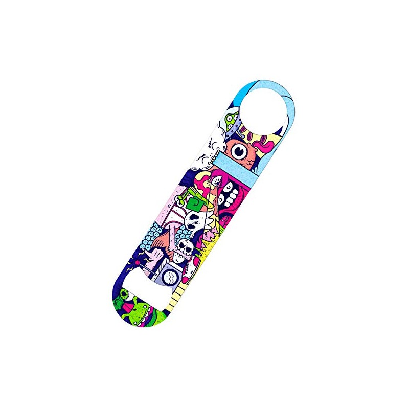 Technicolour Nightmare Bar Blade Bottle Opener 18x4cm