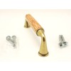 Wake Sangyo TW-347 Wooden Handle Antique Brass 3.8 inches (96