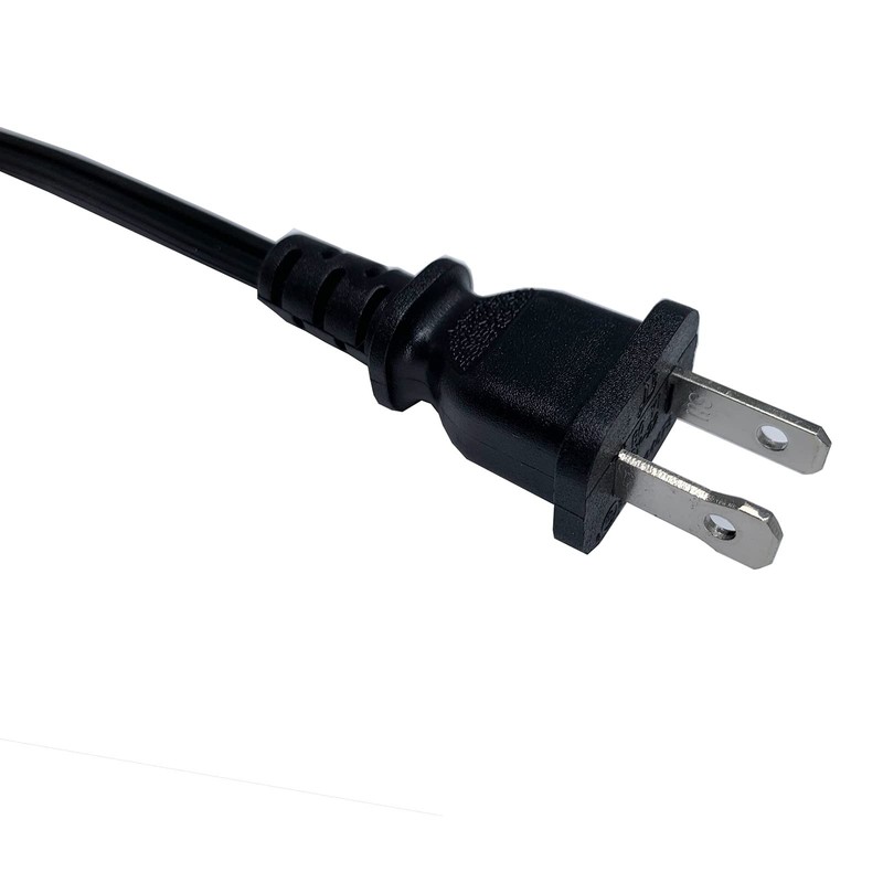 Lamp Cord with Plug and Switch, 6 Feet Black Light