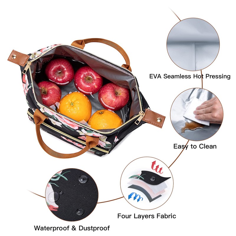 TuErcao Lunch Bags for Women - Boite a Lunch Femme