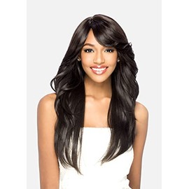 Vivica A. Fox Amore Mio Collection 25″ Long Layered Straight with Swept Bang & Flip Out Side High Heat Synthetic Hair - AW-TABBY (P2216)