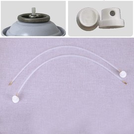 TEAMWILL 2PCS 360 Degree Nozzle Extension Hose Fit for Aerosol Cans Spray(Check Pictures for Fitness)