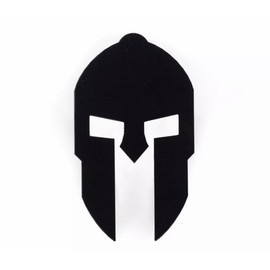 BLVD Powder Coated Steel Spartan Trailer Hitch Cover / Insert ( Black )