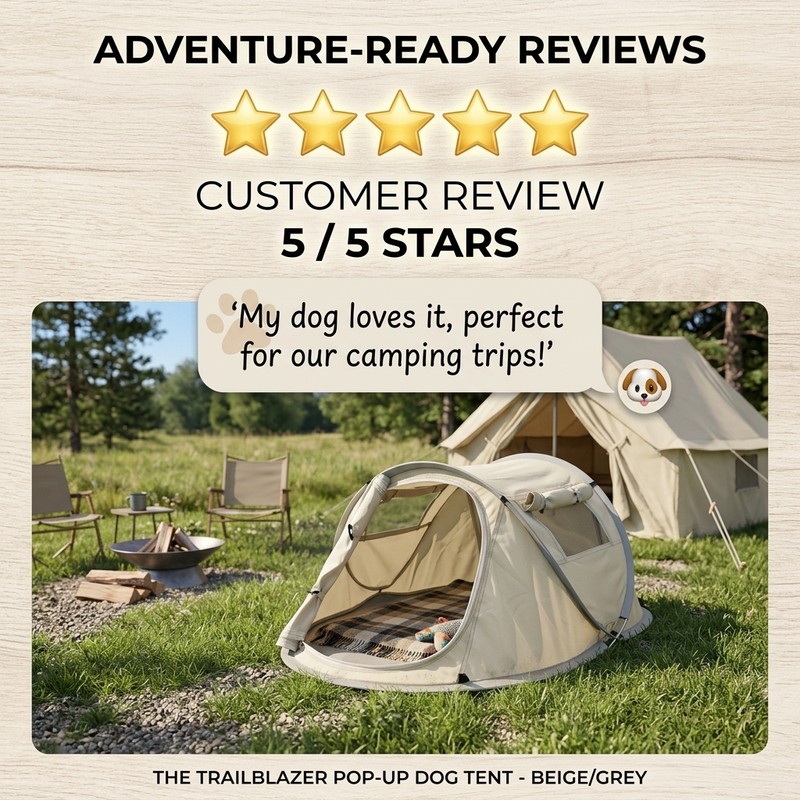 Portable Pop Up Dog Tent for Outdoor Rest – Foldable