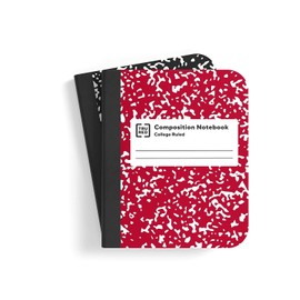 Staples 658961 Mini Composition Notebook 4.5-Inch X 3.25-Inch College Ruled 80 Sh. Asst 2/Pk