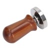 Coffee Tamper Separate Design Stainless Steel Ergonomic Wood Handle Portable