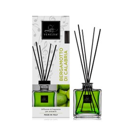 LADY VENEZIA - CUBO 100 - Calabria Bergamot Fragrance Dispenser 100 ml, Made in Italy