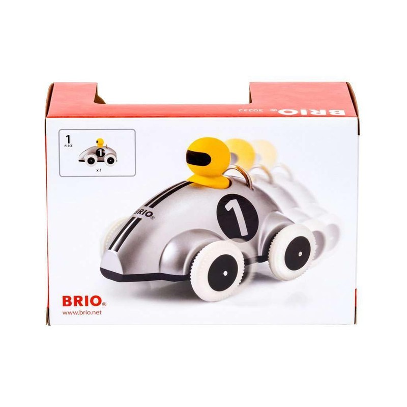 Auto da corsa BRIO Push & Go edizione argento -