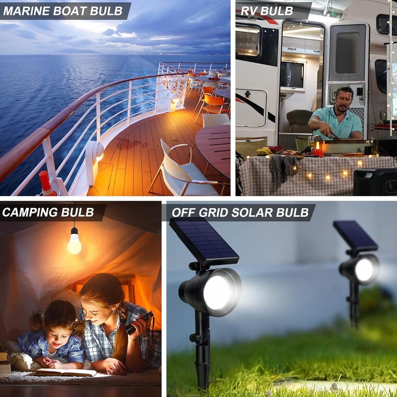 ORALUCE 12V LED Light Bulb Low Voltage,AC/DC 12-24V A19 E26