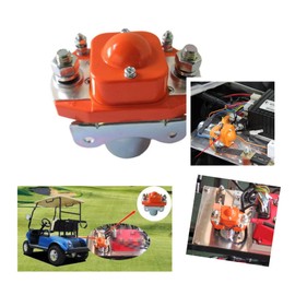 JOEEGO 48V Solenoid for HDK/Evolution Golf cart Models, Replace OEM# 2.04.0009