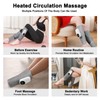 Leg Massager with Heating Function, Cordless Calf Massager with Heat,