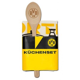 Borussia Dortmund Unisex - Adult BVB Kitchen Set, Multi-Colour, One Size