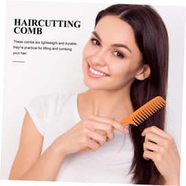 NOLITOY 3PCS Wide Tooth Hair Parting Comb Set Thickened Pintail Hair Comb for Salon Use