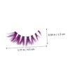Baluue 5pairs Fake Eyelashes Extensions Natural Look Party Lashes Light