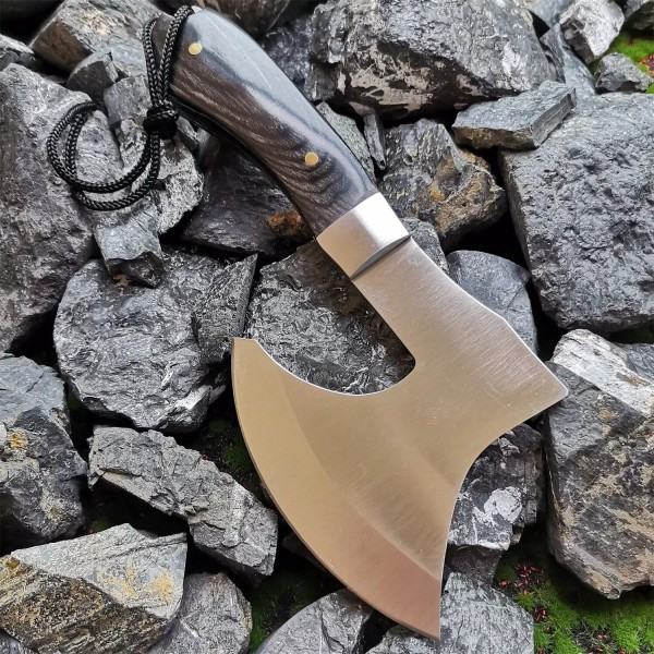 doom blade Classic style wood handle multi-purpose tactical outdoor hunting