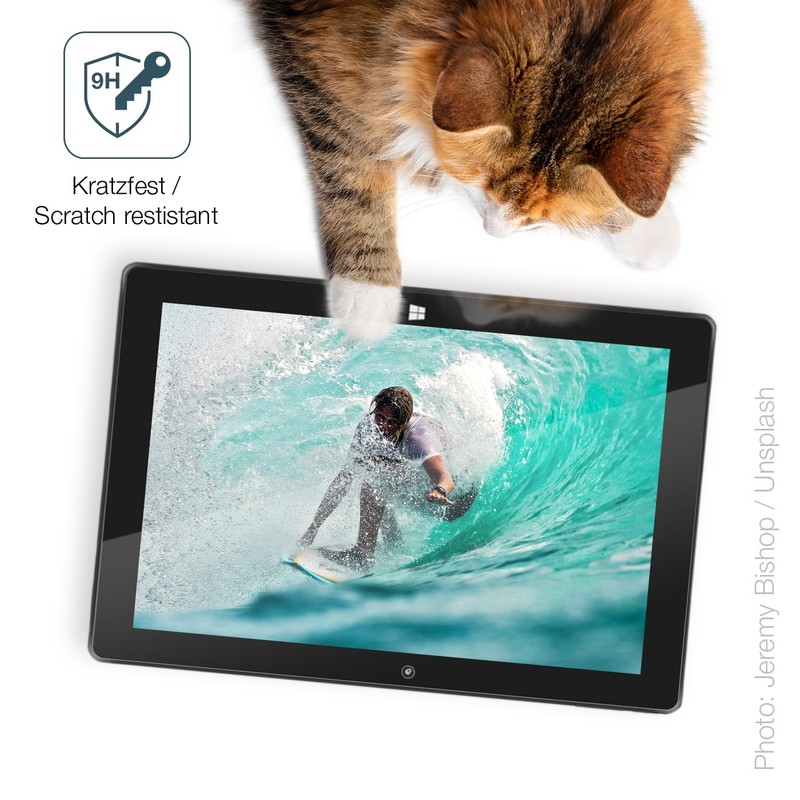 dipos I 2x Screen Protector 9H Clear Compatible with SZTPS